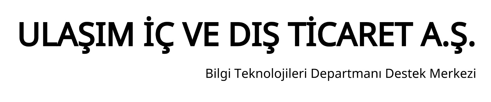 Ulaşım İç ve Dış Ticaret A.Ş 